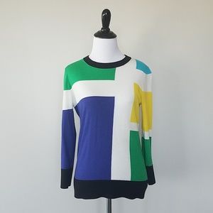Kate Spade color block sweater